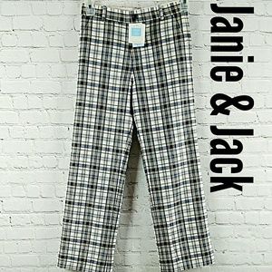 NWT, Janie & Jack,Sz 12, Yellow Blue White Plaid